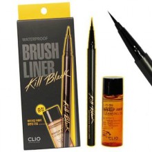 CLIO Waterproof Brush Liner - Kill Black/Brown 防水極細眼線液 0.55ml