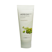 THE FACE SHOP Mung Beans Herb Day Cleansing Foam 綠豆泡沫洗面奶 170ml