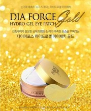 Dia Force Hydro Gel Eye Patch Gold 黃金鑽石多效修護眼膜 (60片)