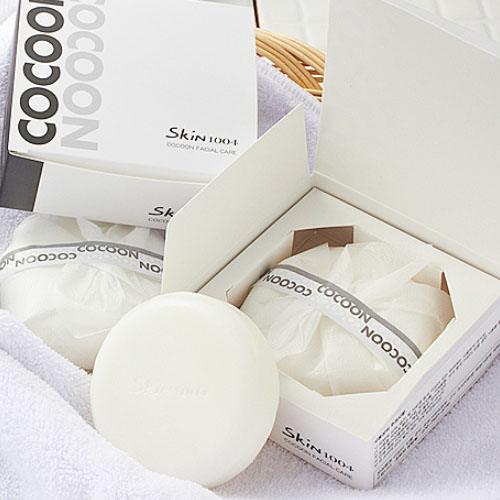 skin 1004 silk cocoon soap 有机蚕茧洗面皂 100g